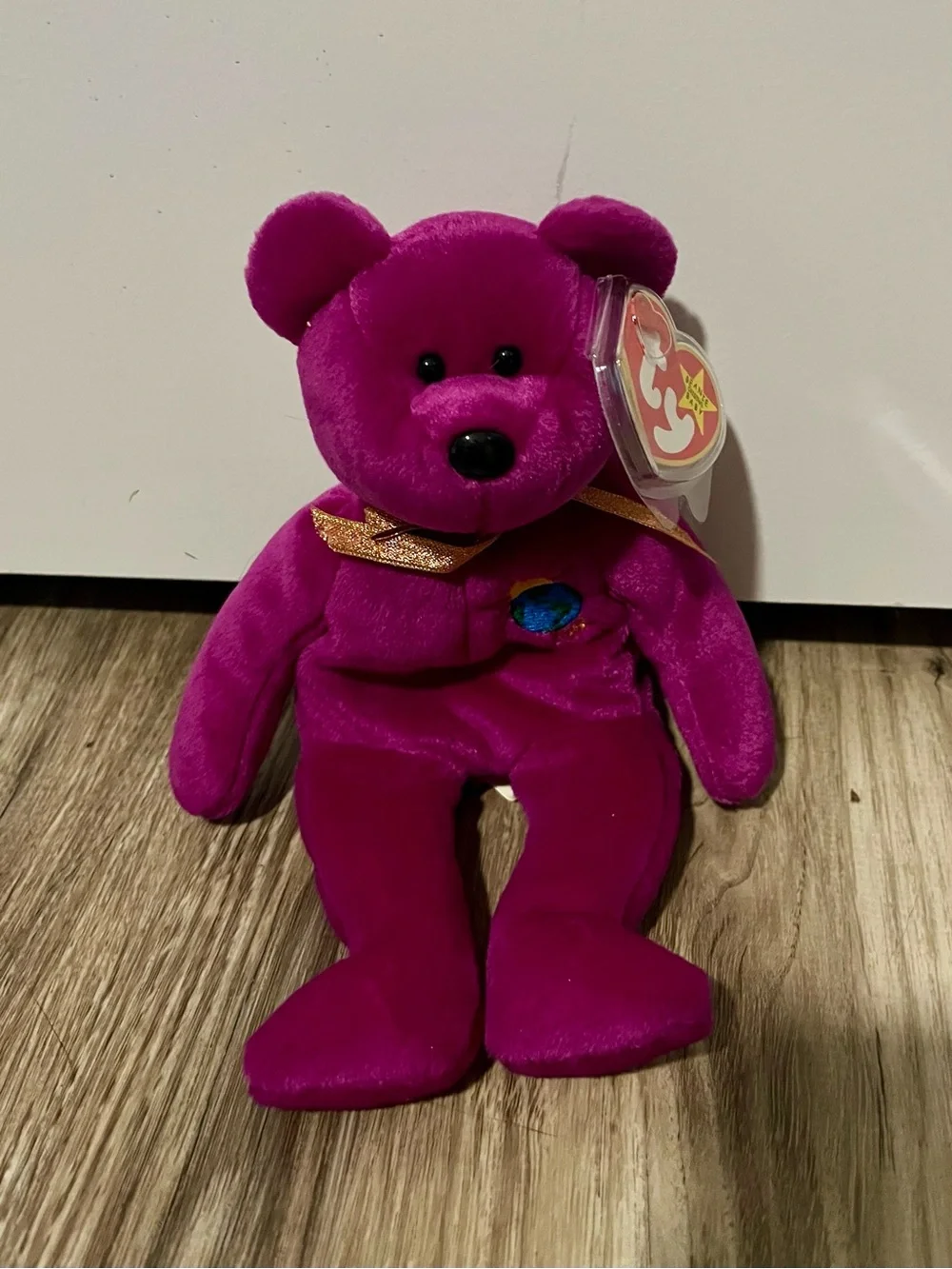 Bundle of three TY Beanie Babies Plush Bears NWT millennium princess diana angel